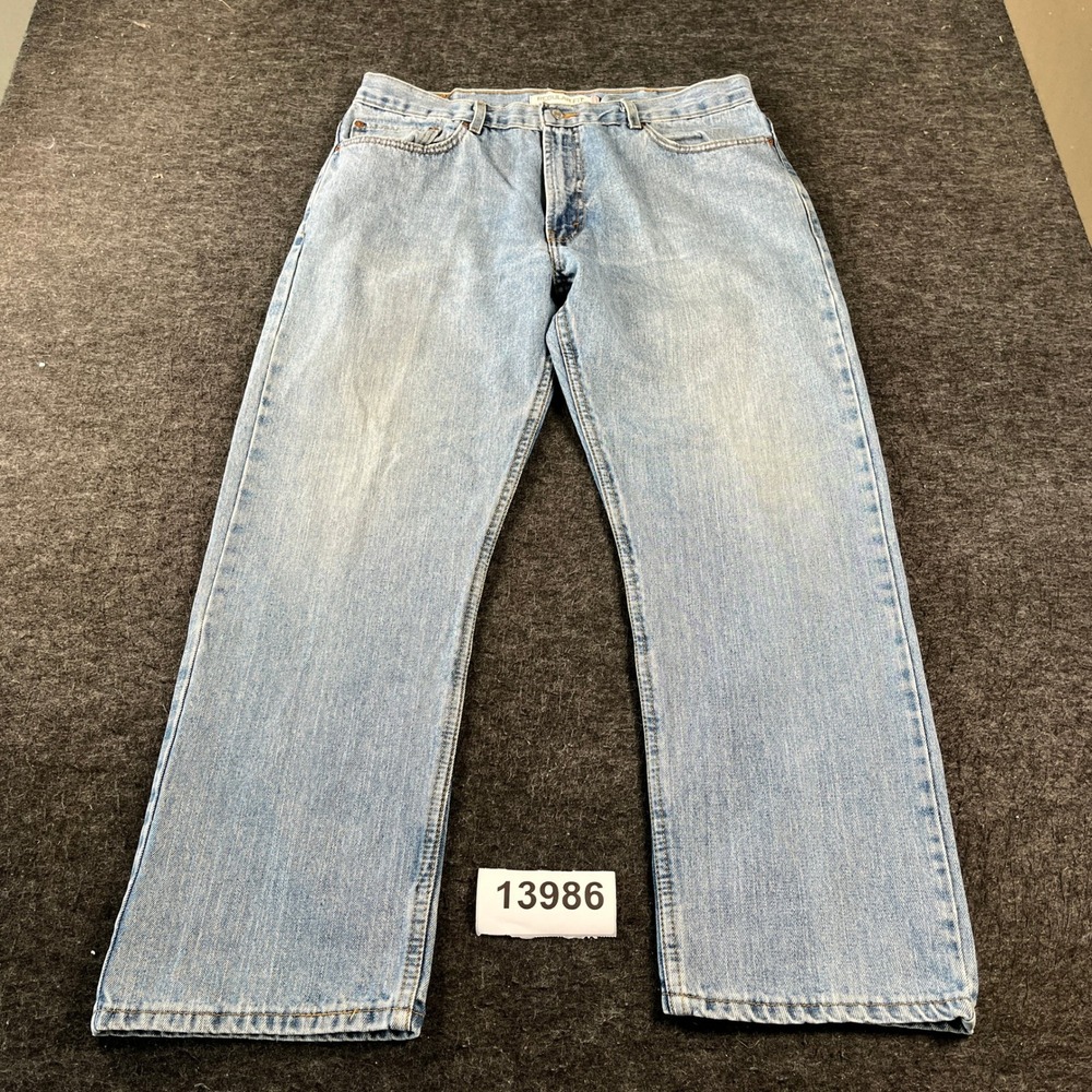 Y2K Levi's 505 Jeans Mens 38x29 Blue Denim Cotton Regular Fit 5 Pockets Straight
